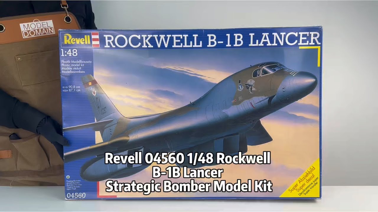 Revell 04560 1/48 Rockwell B-1B Lancer Strategic Bomber Model Kit