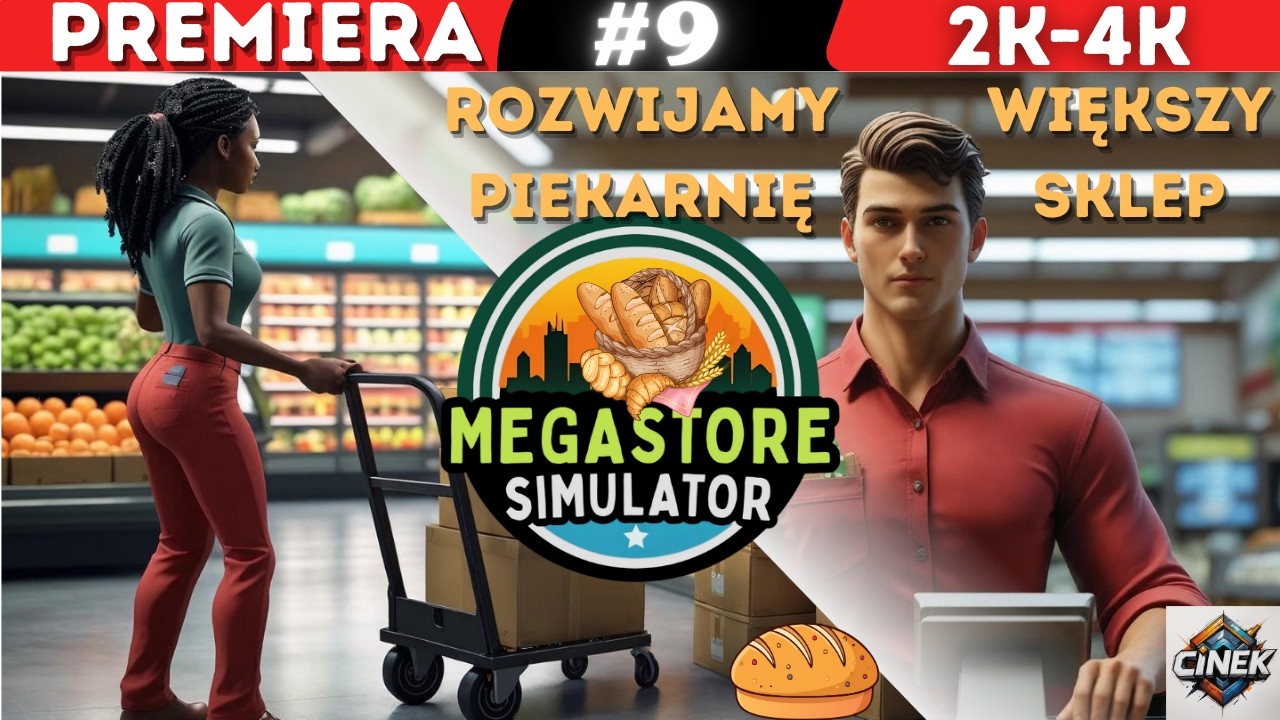ROZWIJAMY PIEKARNIĘ🧑🏻WIĘKSZY SKLEP🏪👖MEGASTORE SIMULATOR #9 #simulator #gameplay #letsplay #games