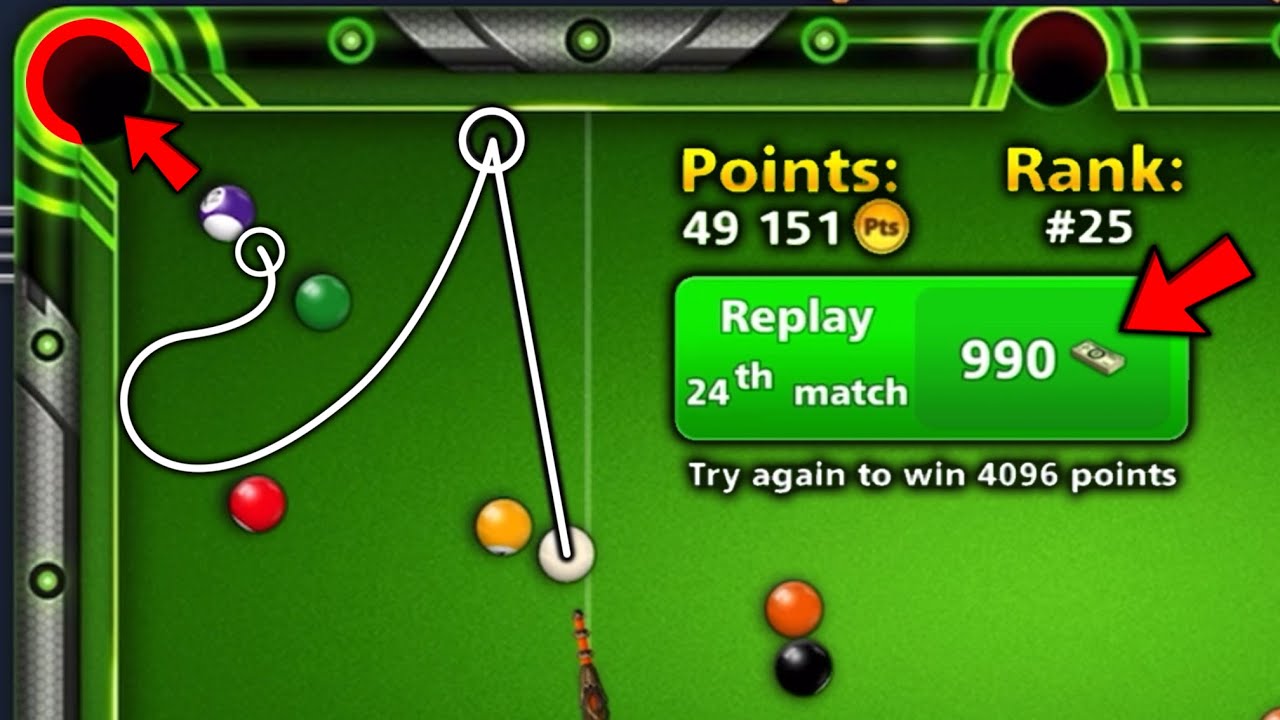 OMG!! 990 CASH for 24th Match in ALIEN CHAMPIONSHIP - Rank#25 49K Points - GamingWithK 8 Ball Pool