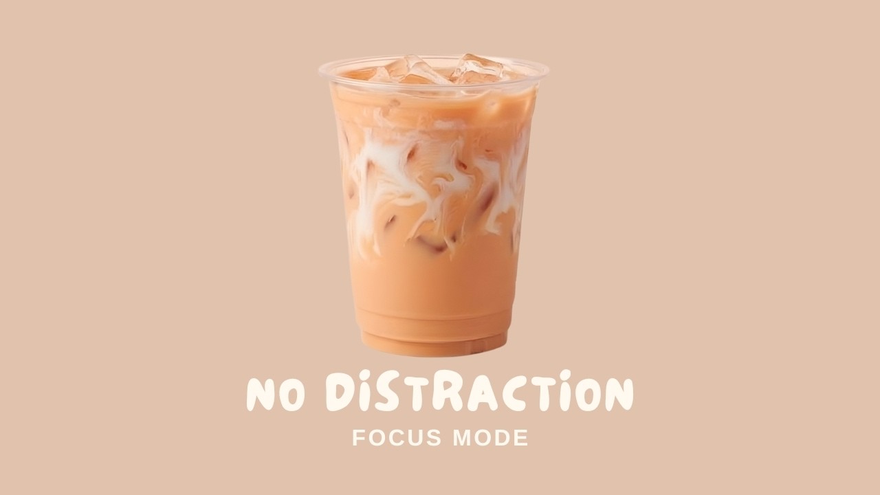 Study Without Distractions | Peach Milk Tea Lofi | 2 Hour Focus Lofi