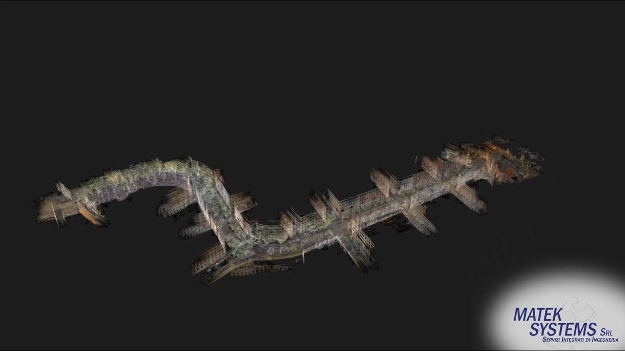 LASER SCANNER survey - Via Vittorio Veneto