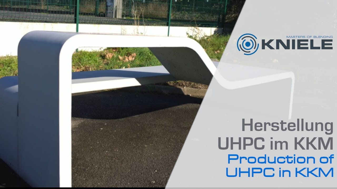 Kniele Konusmischer KKM - Sitzbank Bench UHPC