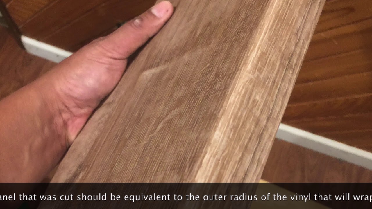 Bull Nose finish using Vinyl Flooring
