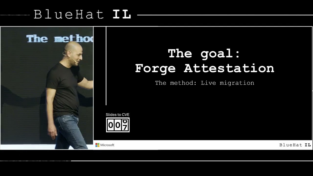 BlueHat IL 2024 - Ben Hania, Yair Netzer - Compromising Confidential Compute and then fixing it