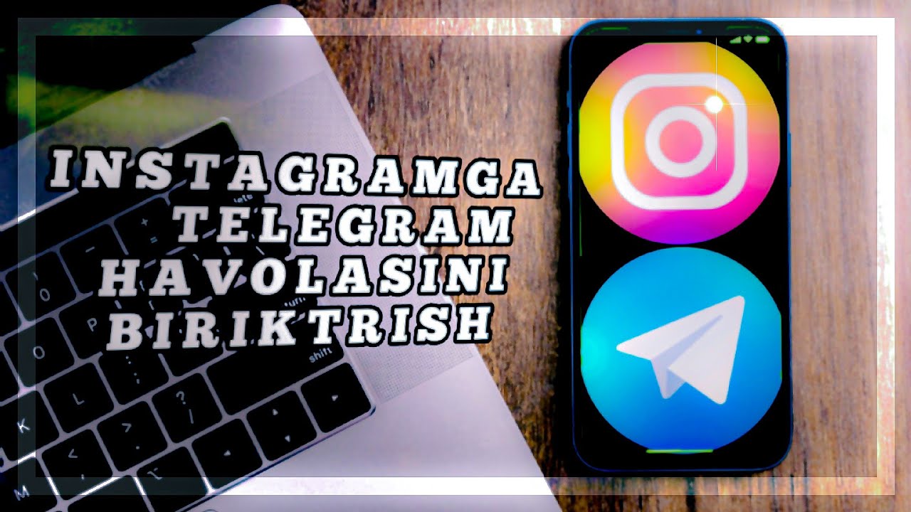 Instagramga telegram havolasini biriktirish