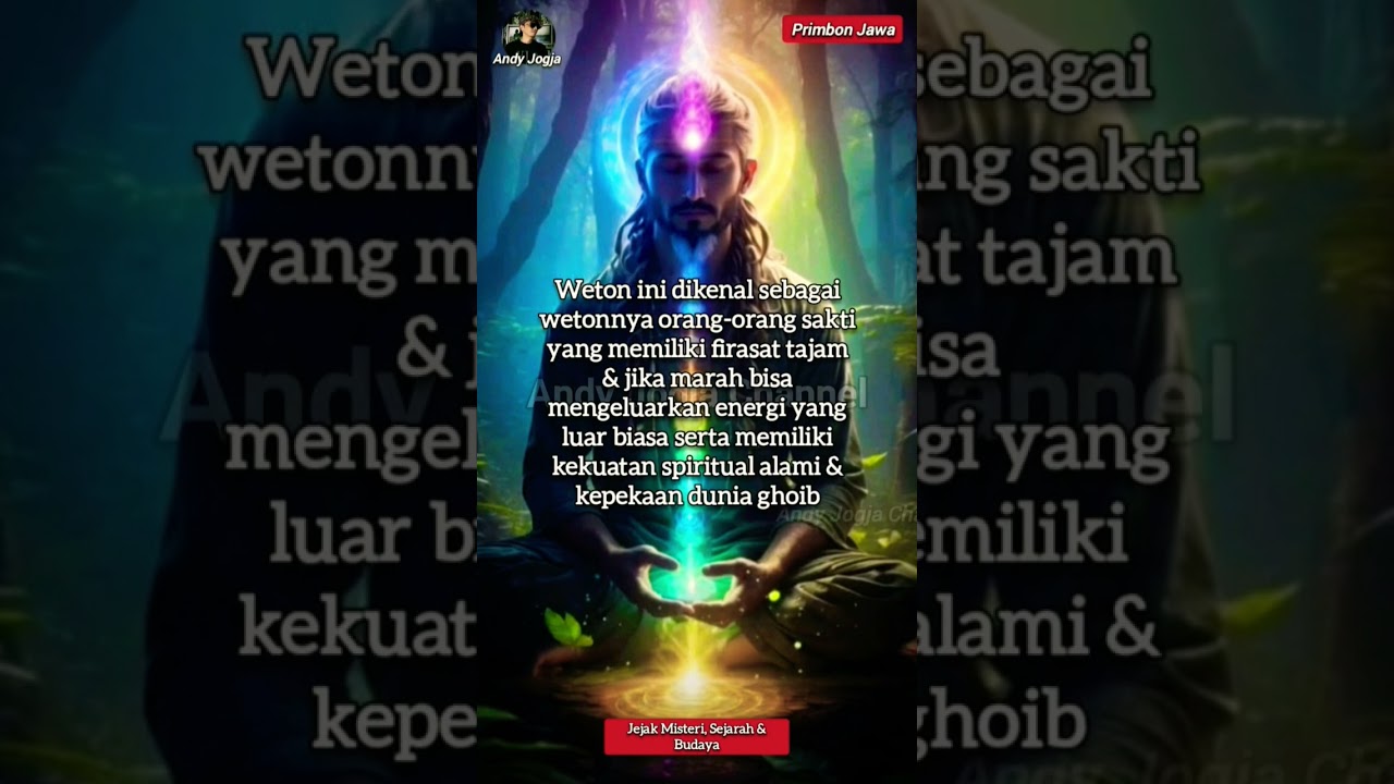 🌟 7 Weton Pemilik Aura Mistis Terkuat #shorts #primbonjawa #weton #aura #mistis #wetonsakti