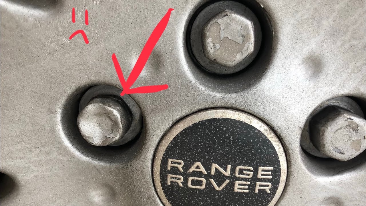 Range Rover L322 rounded wheel nut