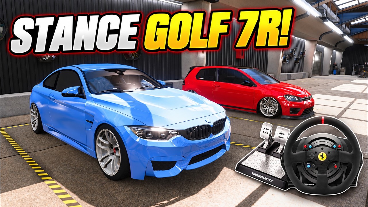 Катаю на заниженном VW Golf 7R в CPM 2 на ПК! 😍🔥