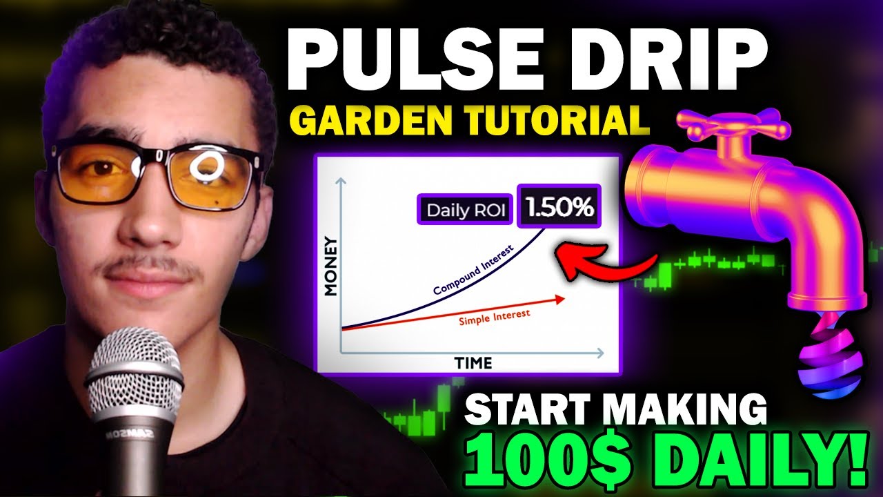 HOW TO MAKE 100$+ DAILY w/ Pulse Drip Garden Tutorial  (Made Simple)