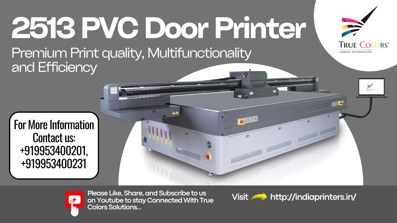 2513 PVC Door Printer...Best UV Printer in India...UV Flatbed Printing Machine #uvprinting #uv