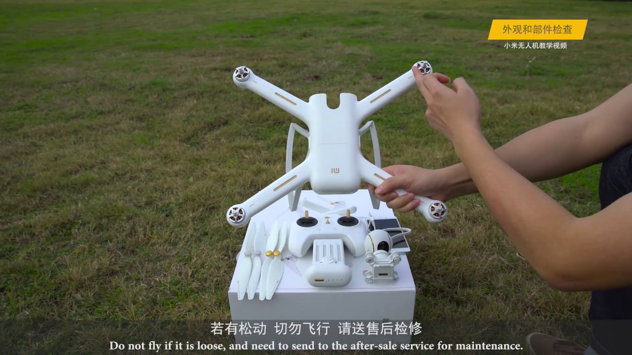 Mi drone 4k tutorial ------ Pre-flight Check