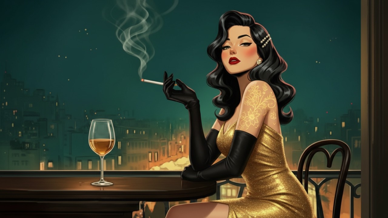 1940's Vintage Winter Jazz Club – Cozy Retro Jazz Vibes Playlist