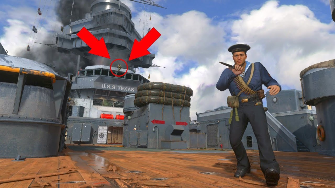 HE HAD THE CRAZIEST GLITCH HIDING SPOT EVER!!! HIDE N' SEEK ON *WW2*