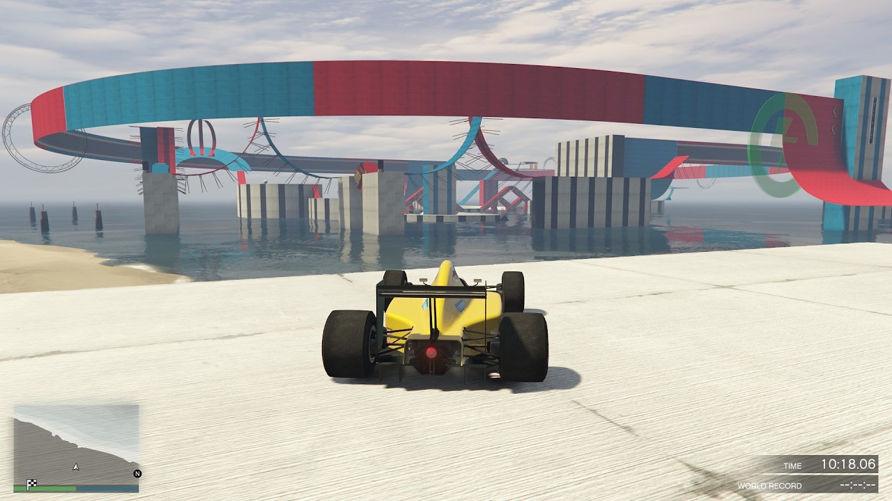 GTA5 Online: Extreme F1 Parkour  the Front Wheels on
