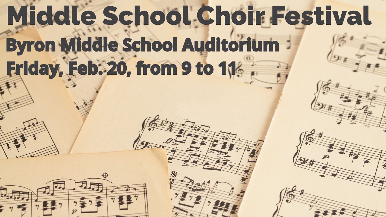Middle School Choir Festival (2/20/26)