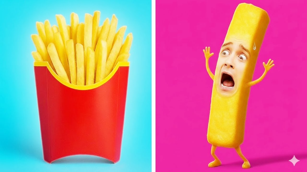 SI LA NOURRITURE &Eacute;TAIT DES GENS || Situations Alimentaires Dr&ocirc;les par 123 GO! SCHOOL