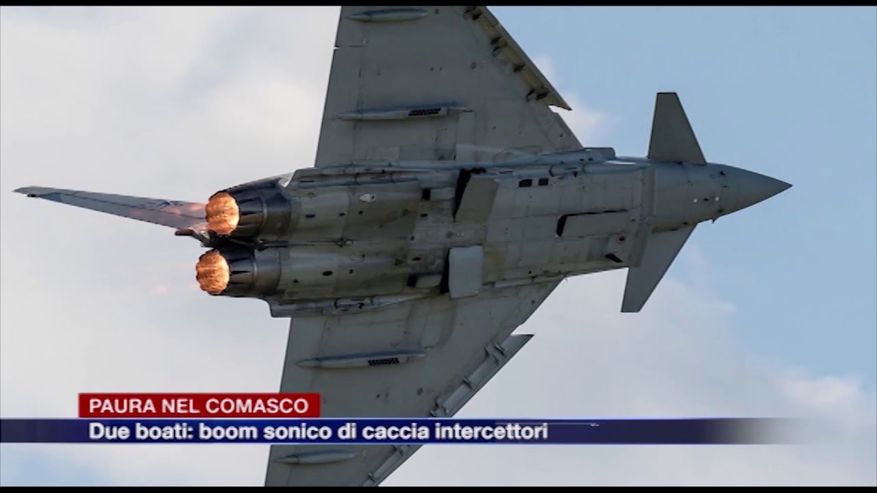 Etg - Paura nel comasco due boati. Boom sonico di caccia intercettori