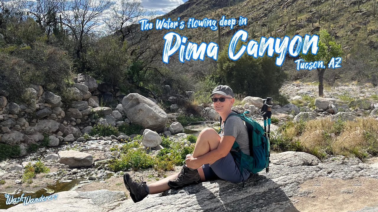Water flowing deep in Pima Canyon!