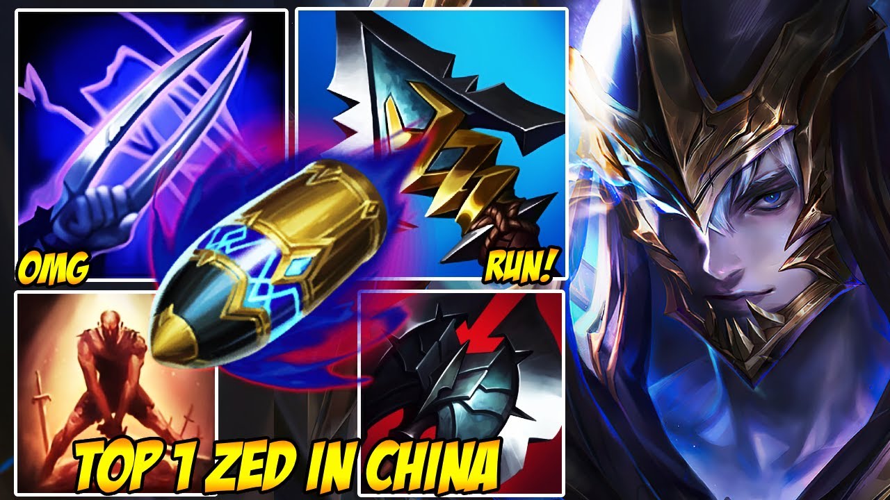 WILD RIFT CHINA TOP 1 ZED - ZED MADE THEM FLAME EACH OTHER