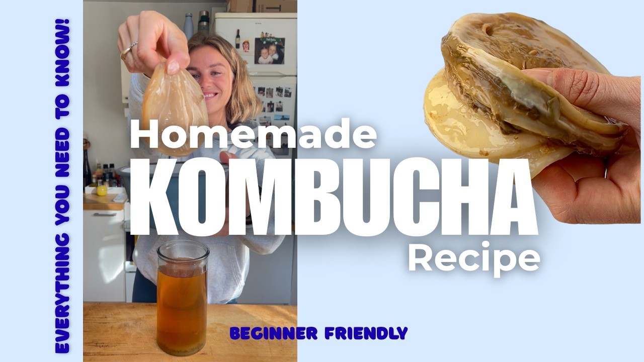 EASY KOMBUCHA RECIPE - Everything you need to know! (Beginner friendly)