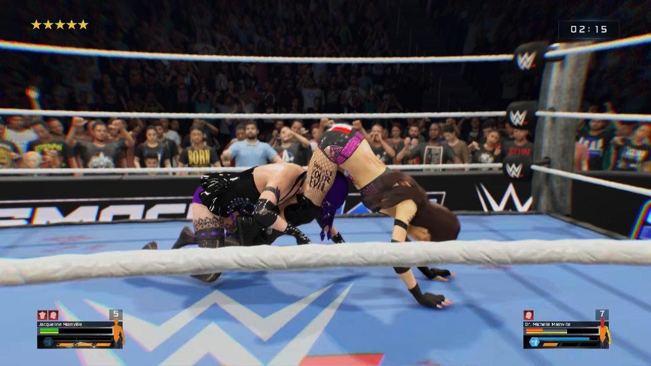 WWE 2K25 Jacqueline Mainville Vs Dr. Michélle Mainville (Iron Woman Match) 3-6-26