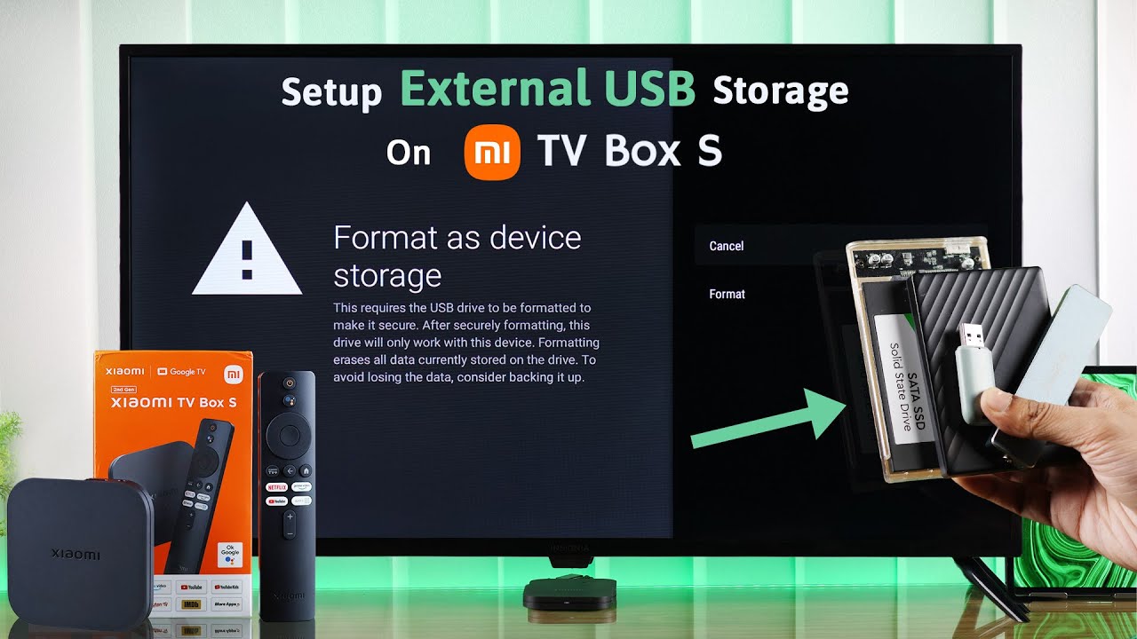 Xiaomi Mi TV Box: How To Expand Storage! [Setup External Storage]