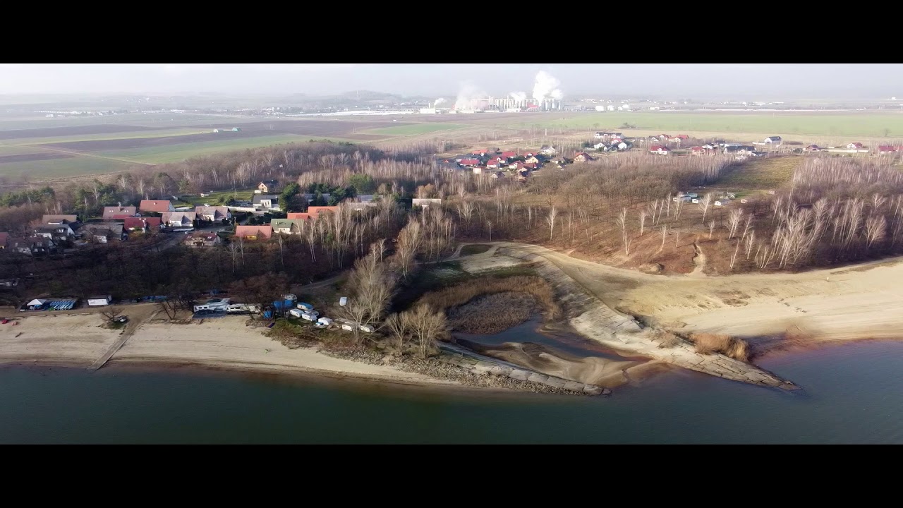 Głębinów oraz Jezioro Nyskie z lotu ptaka