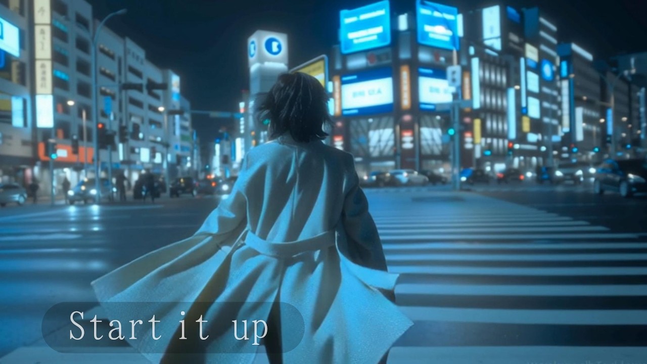 『start it up』沈黙の夜明けで、火は静かに灯る｜AI映像詩