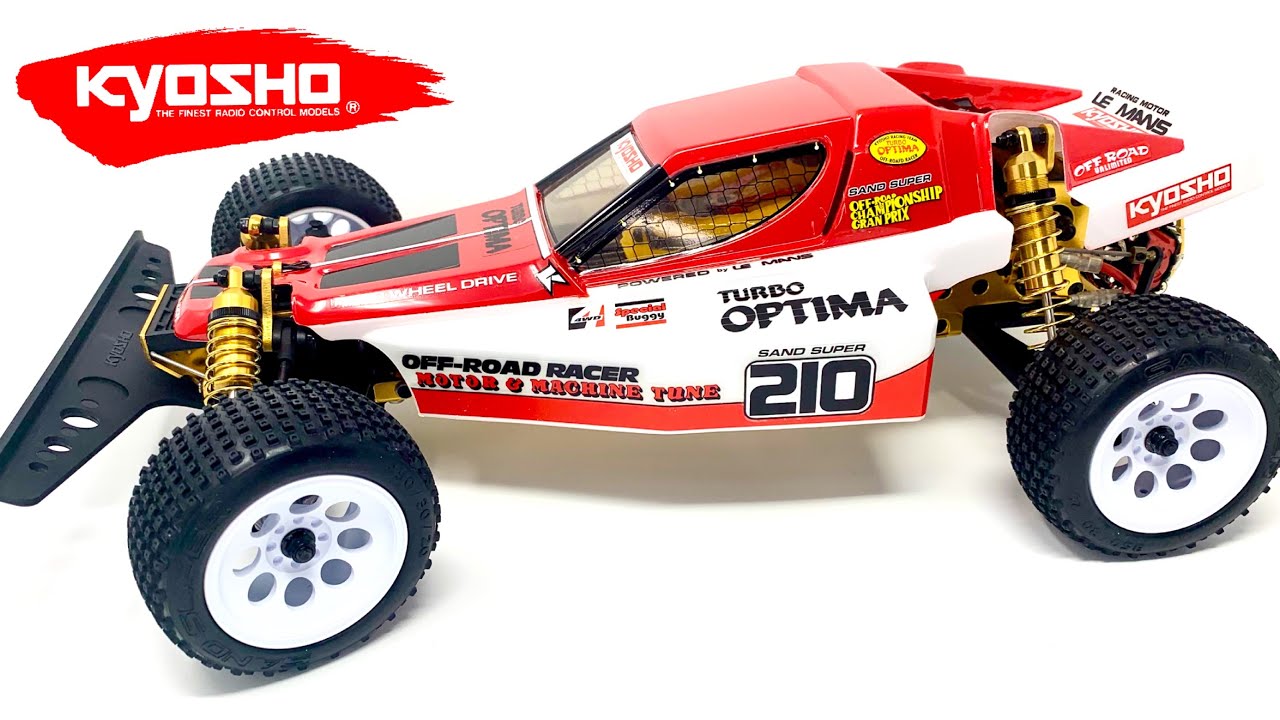 Vintage RERE RC Cars Have Never Been This Good.  Kyosho Optima Turbo RC Car Body Painting.
