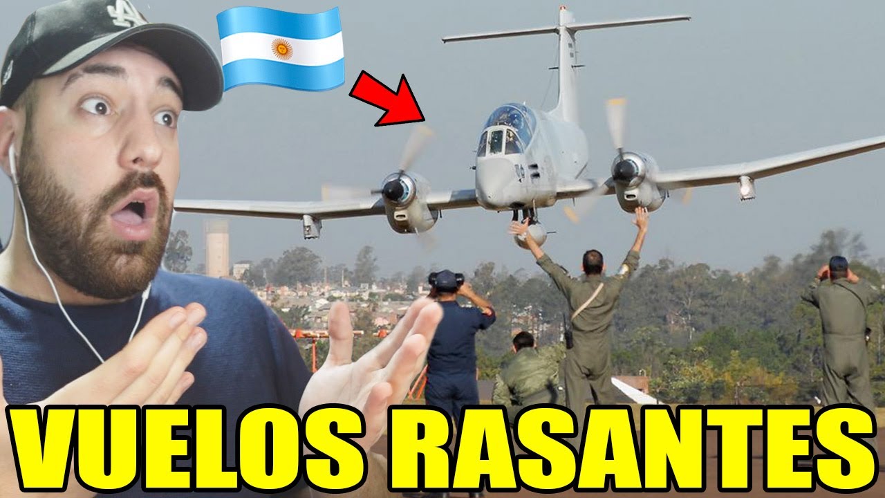 ESPAÑOL REACCIONA a VUELOS RASANTES de PILOTOS ARGENTINOS!