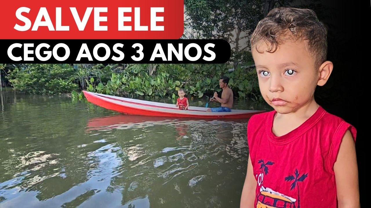 Tente não chorar: Aos 3 anos, ele perdeu a visão e vive isolada numa ilha 💔
