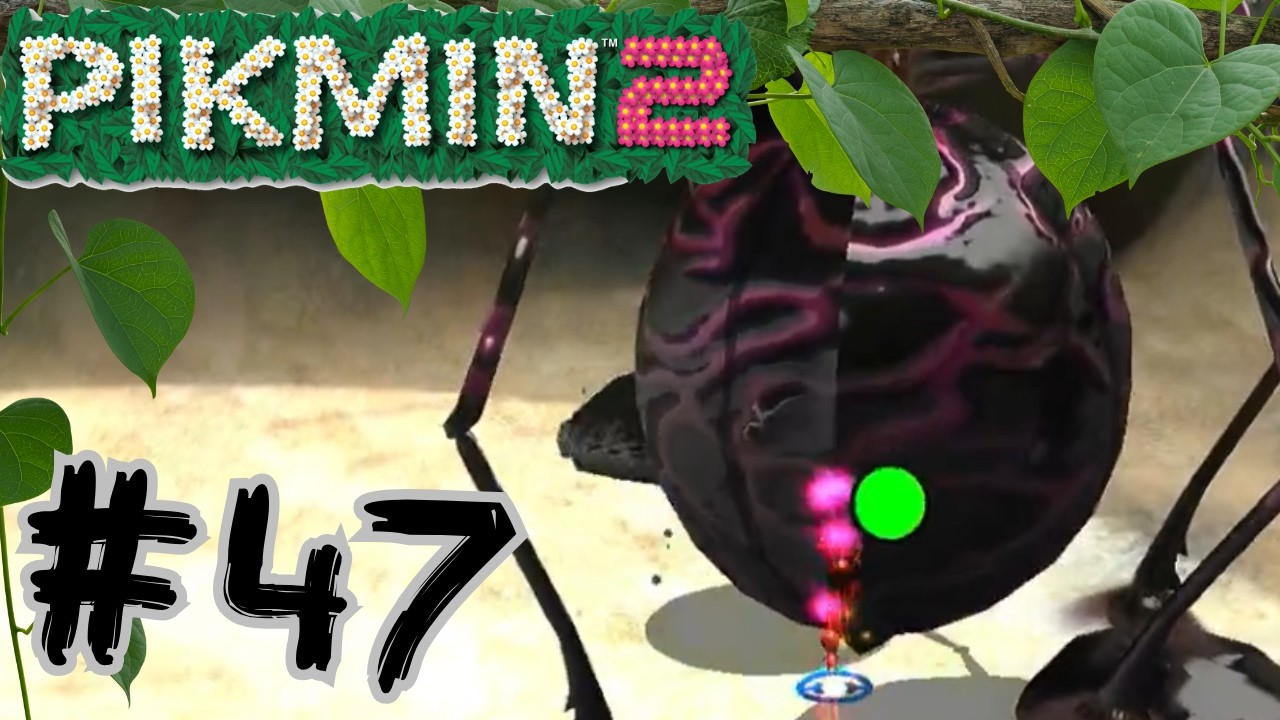 Let's Play Pikmin 2 Episode 47: That's a BIG Spider... with BIG Feet!