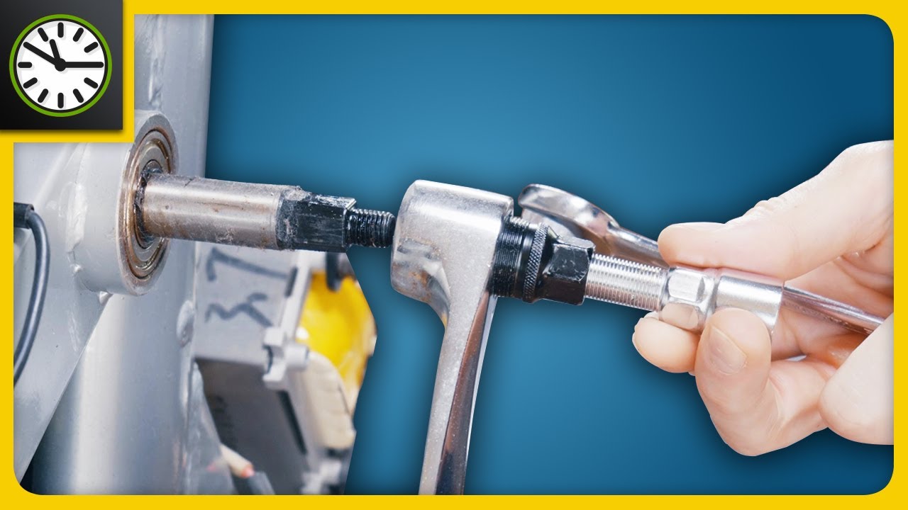 Fahrradkurbel wechseln &ndash; Mit einem Kurbelabzieher!