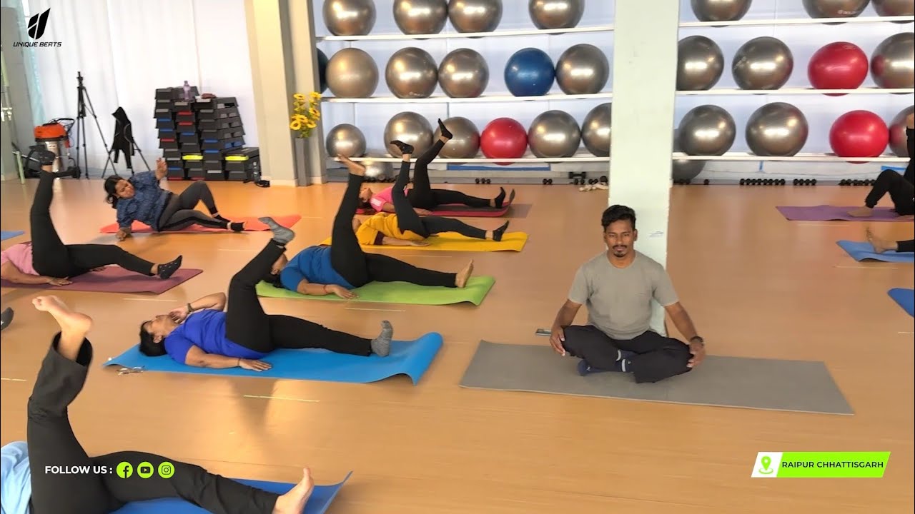 Mat Exercise Video | Zumba Fitness With Unique Beats | Vivek Sir
