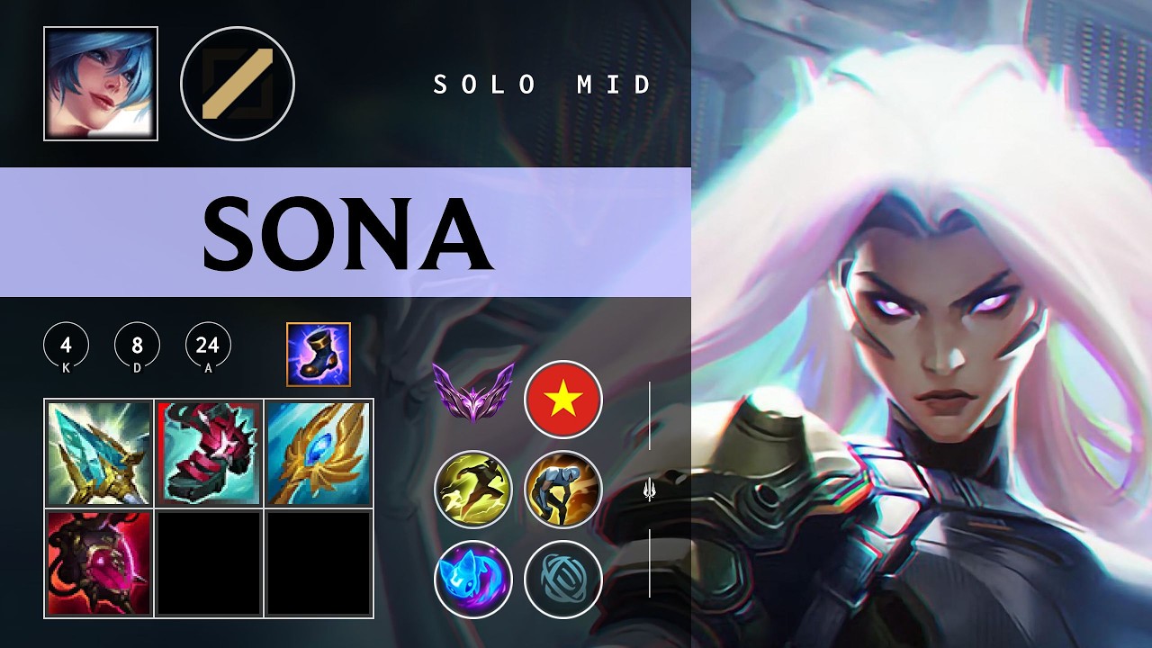 Sona Mid vs Fizz - VN Master Patch 26.03