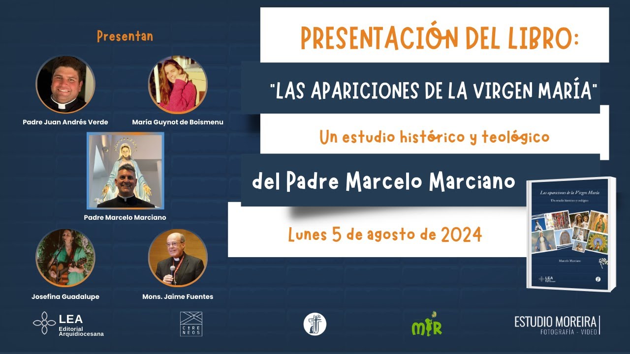 Presentación del libro Las apariciones de la Virgen María del Padre Marcelo Marciano