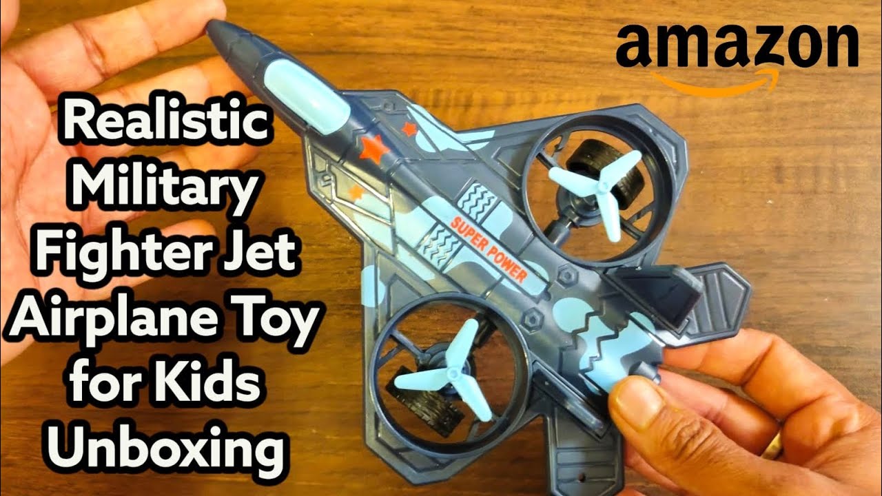 Push & Go Unbreakable Aircraft Plane Model Toy unboxing | Military Fighter Jet Airplane Toy review