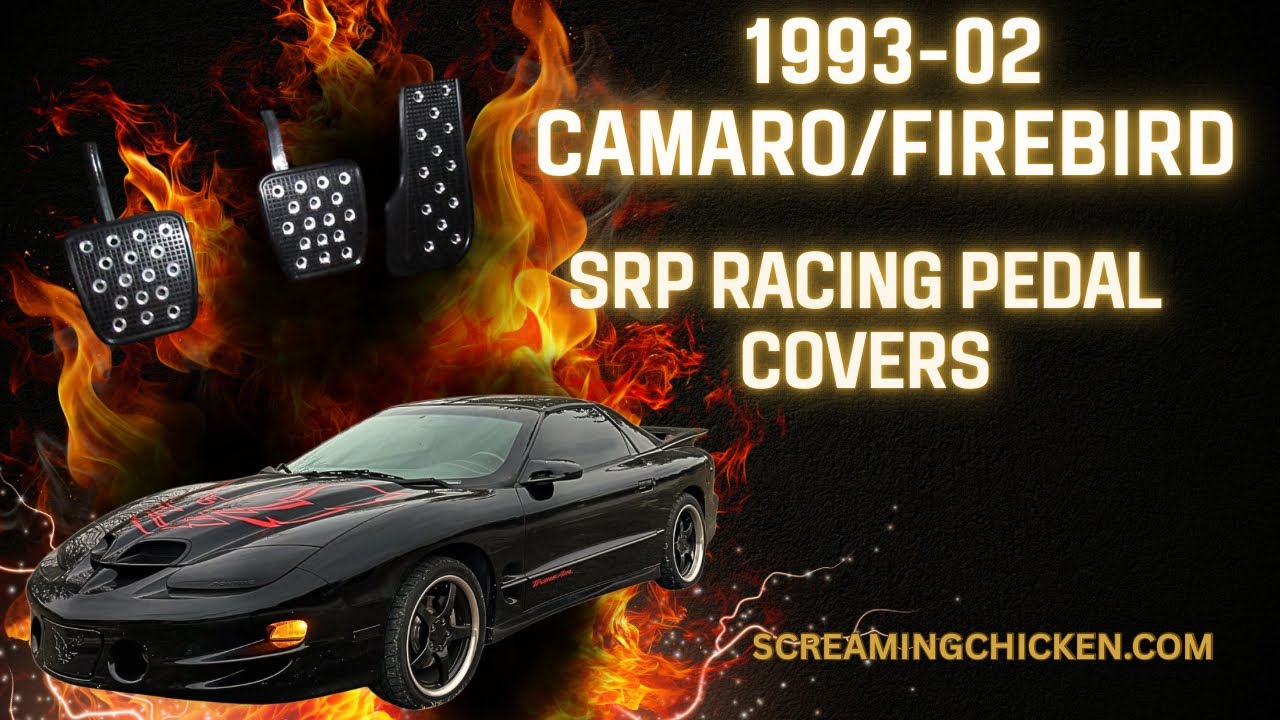 Накладки на педали SRP Racing для Camaro/Firebird 1993-2002 годов выпуска