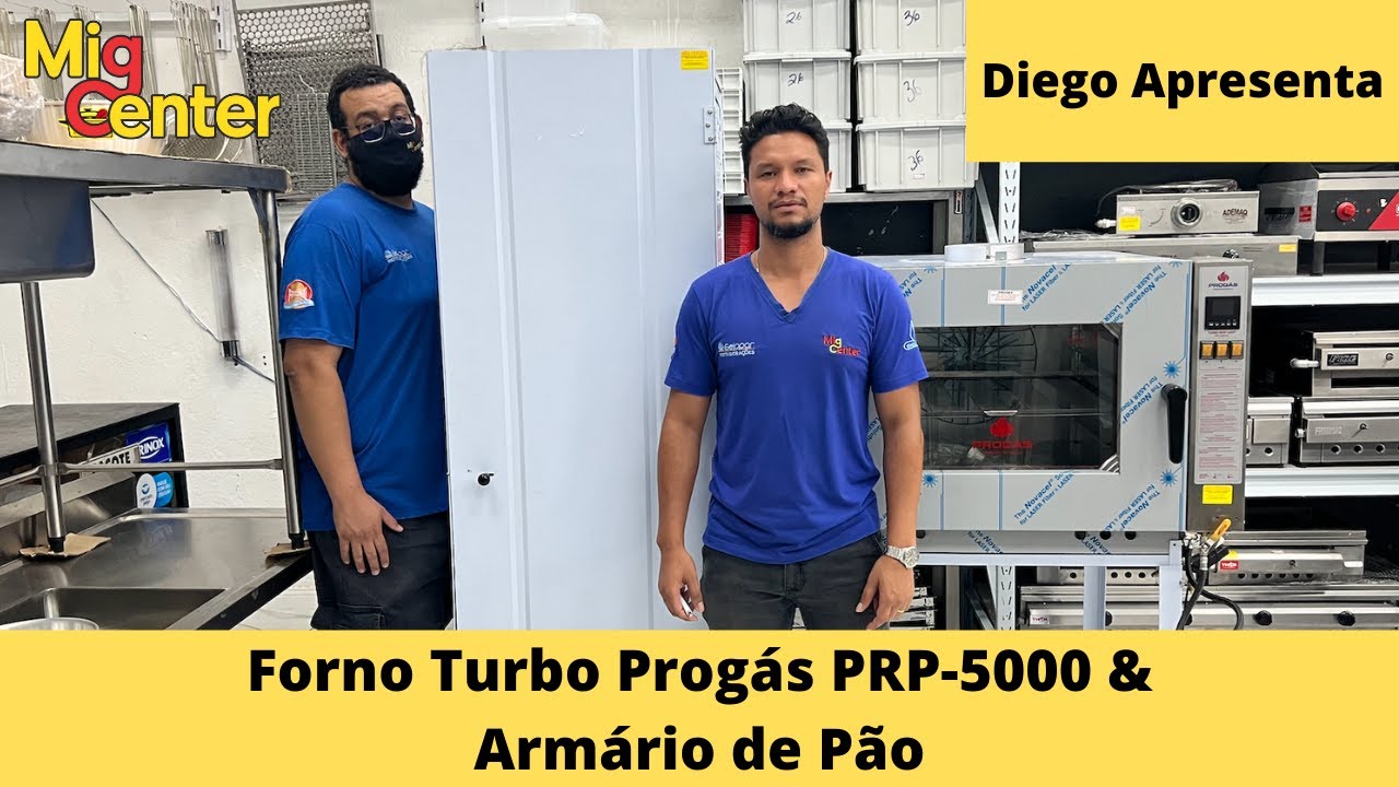 Forno Turbo PRP 5000 - Progás & Armário de Pão - Diego Apresenta - Mig Center