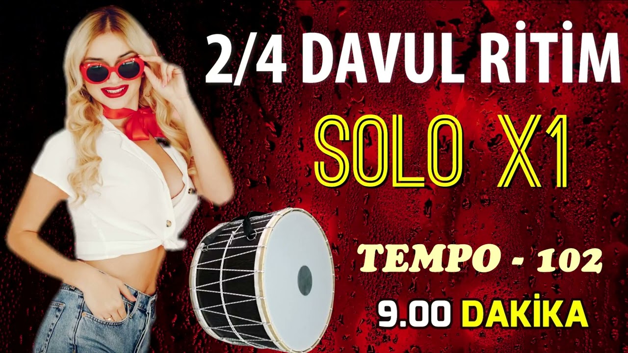 2/4 Davul Ritim x1 Solo Tempo 102