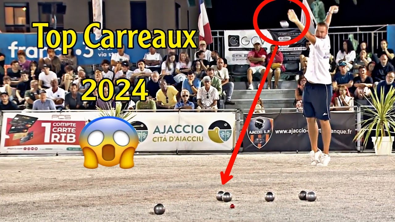 Les meilleurs carreaux de p&eacute;tanque 2024 des tirs magnifiques et inoubliables