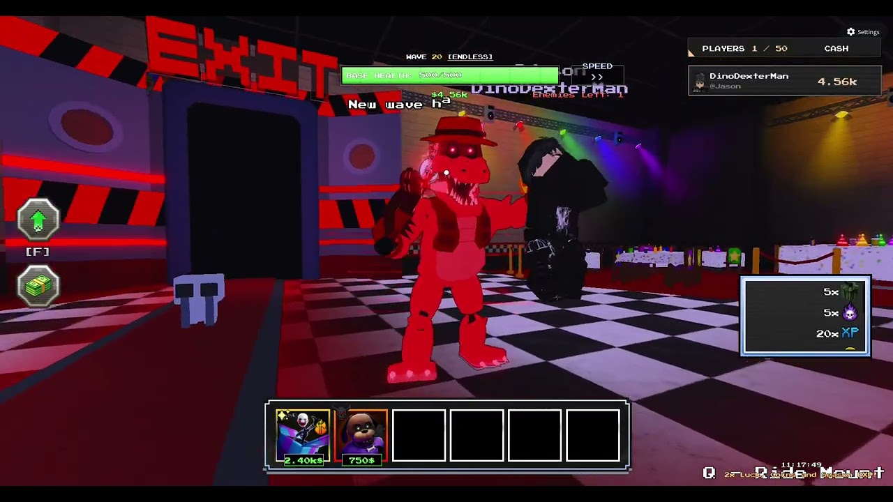 Using puppet to see how far I can get in endless fntd