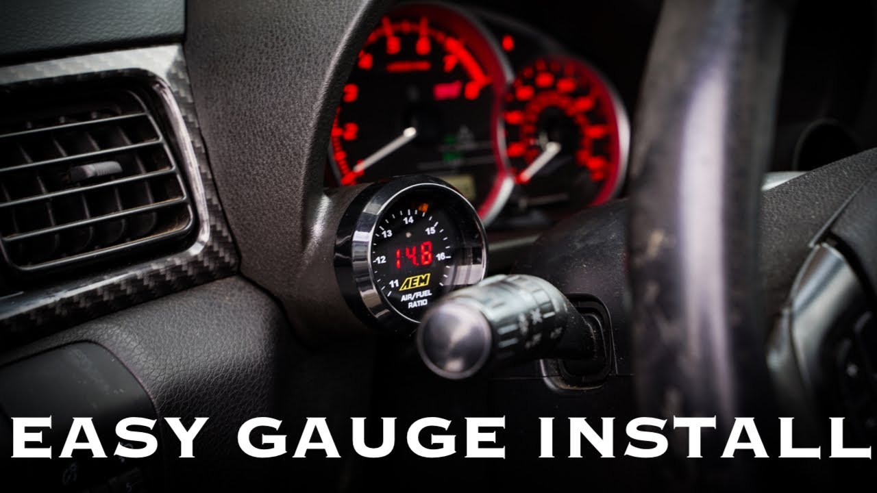 AEM AFR Gauge Installation!