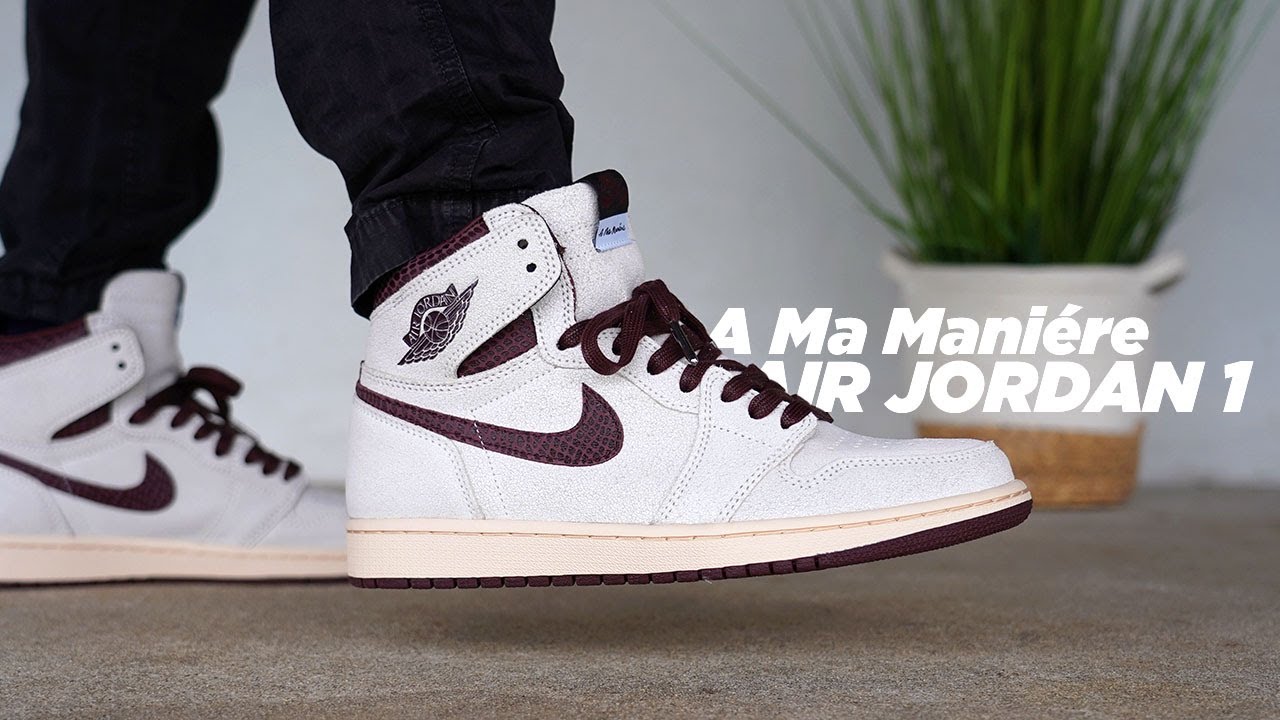 Обзор и пешком A MA MANIERE AIR JORDAN 1