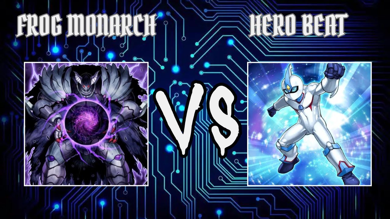 Icarus89(Frog Monarch) vs !Puke(Hero Beat) | Yugioh Edison Format | Dueling Book