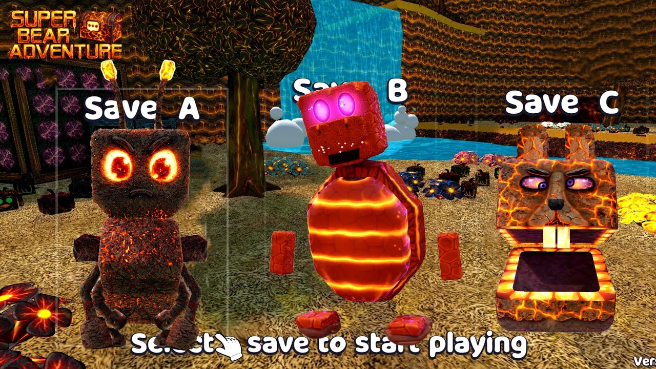 Lava Baaren Saves All The Bears in Turtle Town - Super Bear Adventure Gameplay Walkthrough