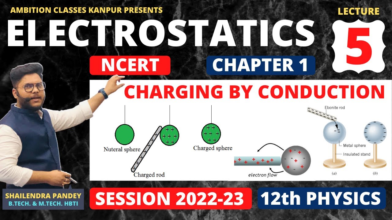 ⭕ 5. CHARGING BY CONDUCTION🔥 ELECTROSTATICS 🔵 PHYSICS 12 CBSE/ISC