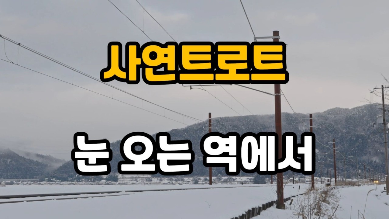 눈오는 역에서 (사연트로트)