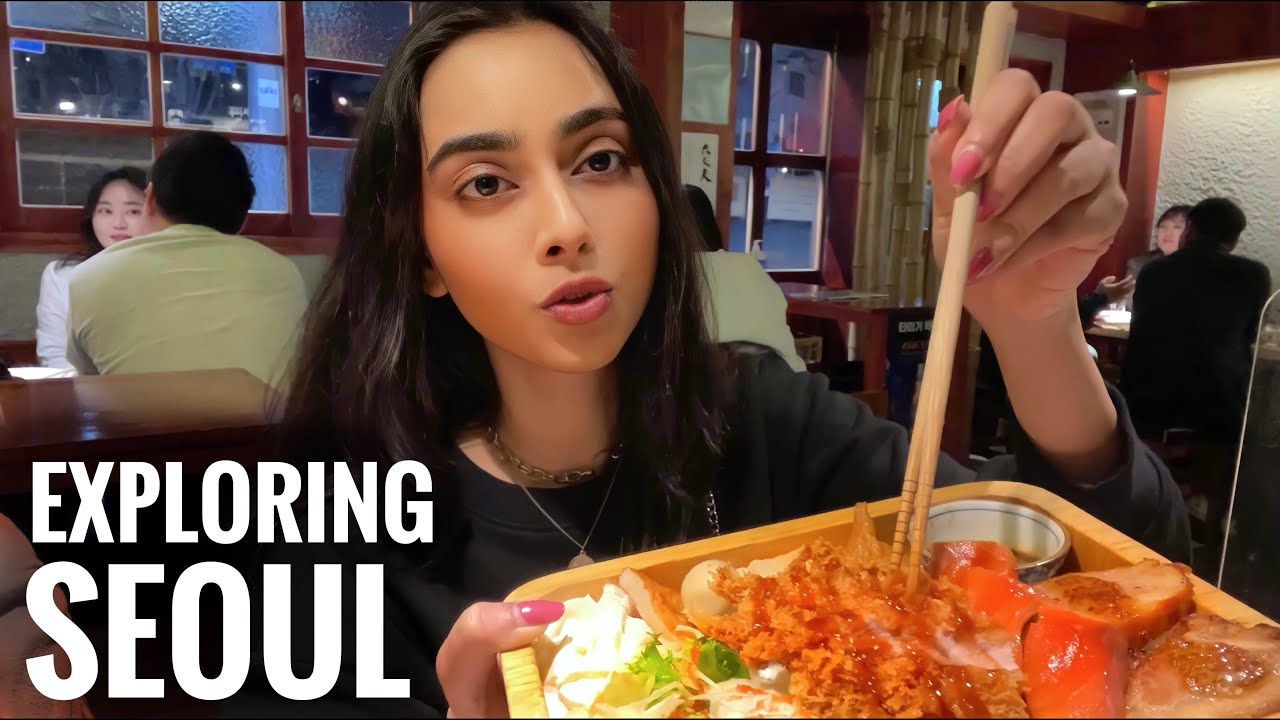 Vlog: Exploring Seoul and trying the best Japanese Food | South Korea Trip 🇰🇷