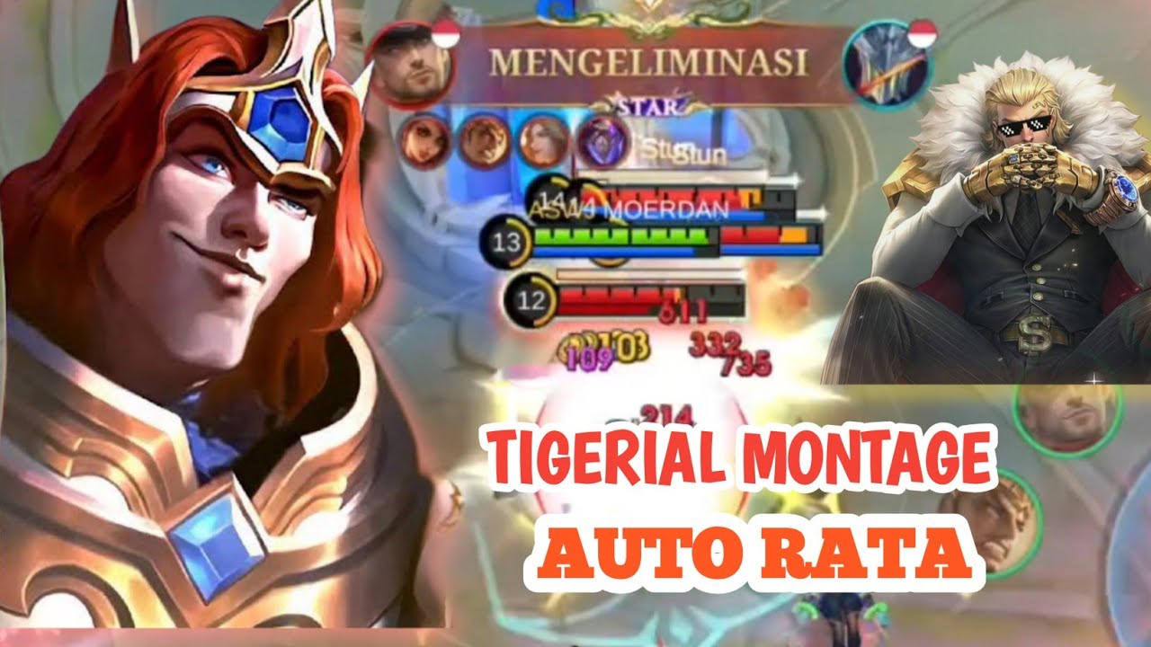 MASUK RANDOM LOBBY REAKSI OPEN MIC TIGERIAL MONTAGE!! 